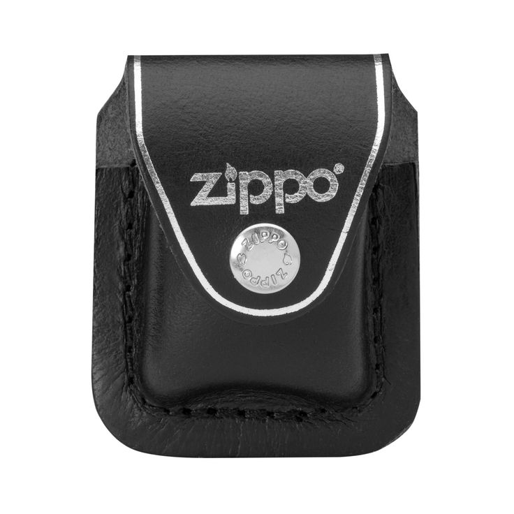 Zippo чохол чорний з кліпсой