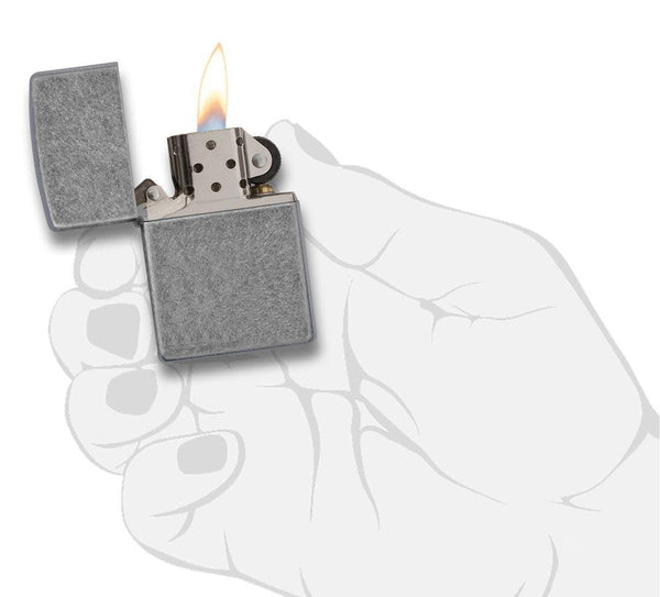 Запальничка Zippo REG ANTIQUE SP FLAT BOTTM
