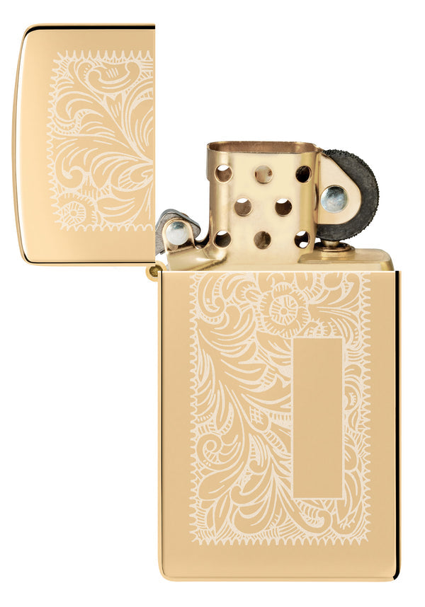 Запальничка вузка VENETIAN HIGH POLISH BRASS