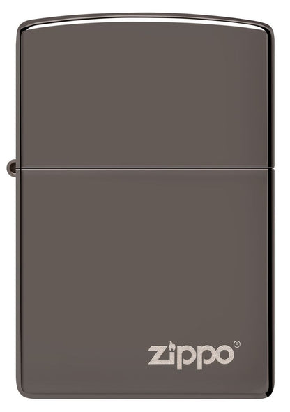Запальничка Zippo BLACK ICE w/ZIPPO LOGO - Laser