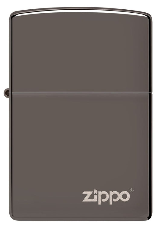 Запальничка Zippo BLACK ICE w/ZIPPO LOGO - Laser