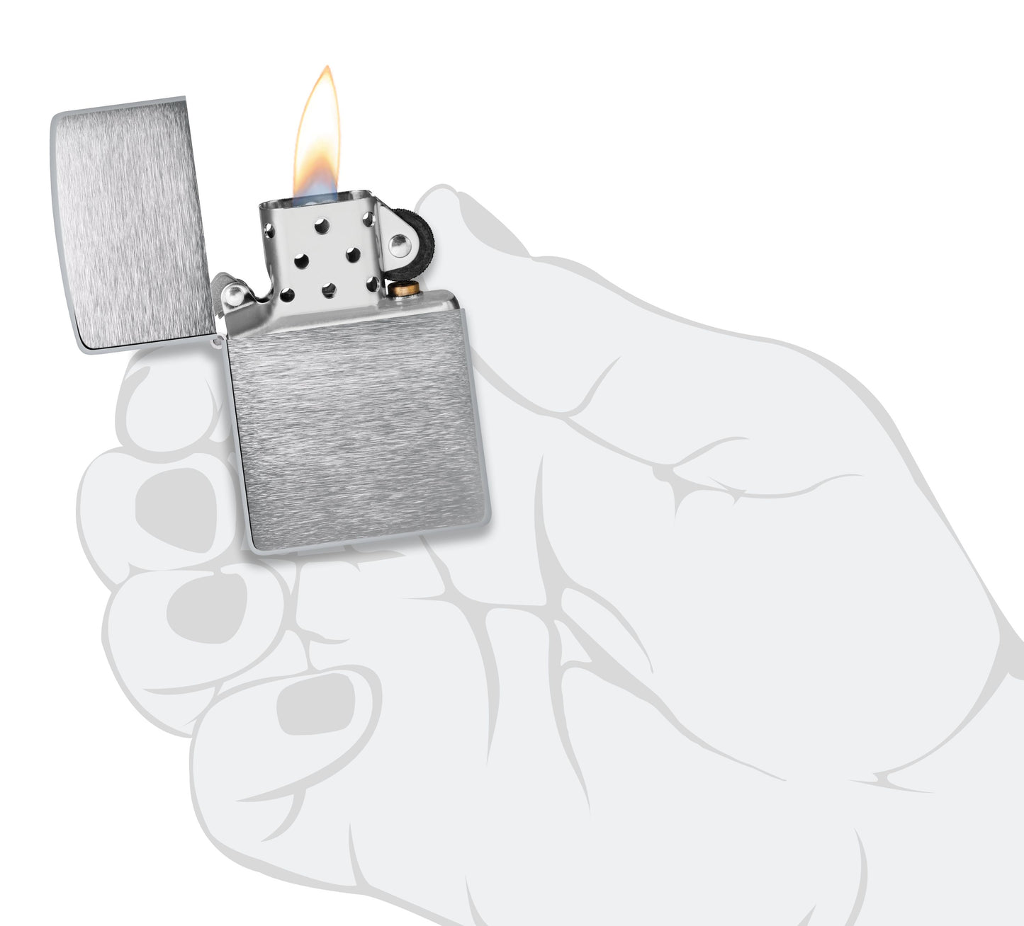 Запальничка  BRUSHED CHROME ARMOR