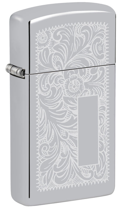 Запальничка вузька VENETIAN HIGH POLISH CHROME