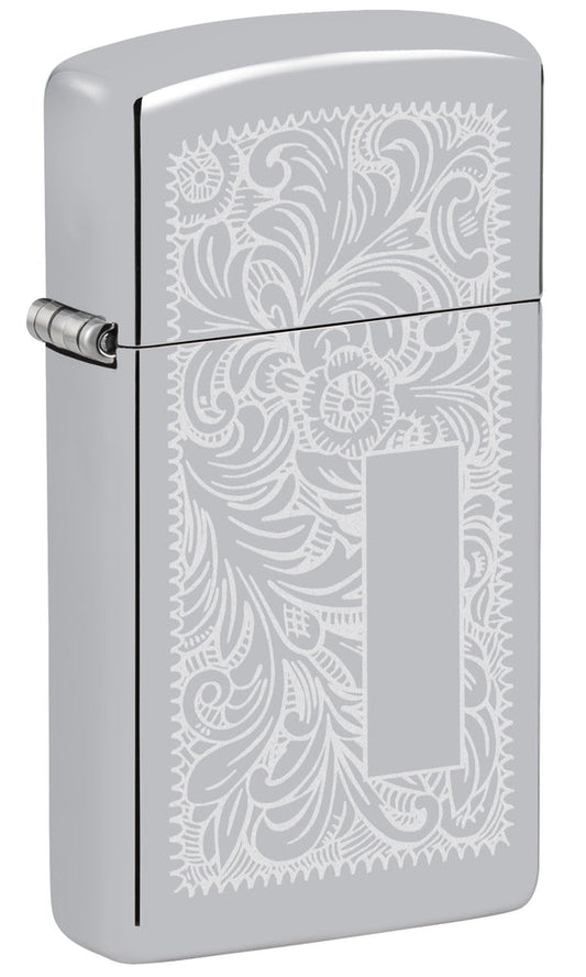 Запальничка вузька VENETIAN HIGH POLISH CHROME