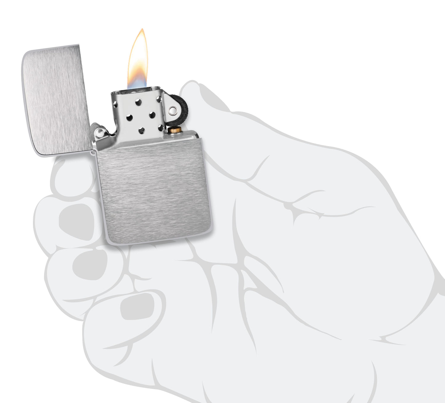 Запальничка REPLICA BRUSH CHROME