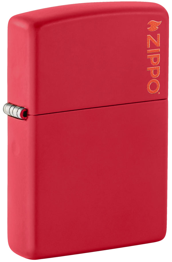 Запальничка 233 RED MATTE w/ZIPPO LOGO
