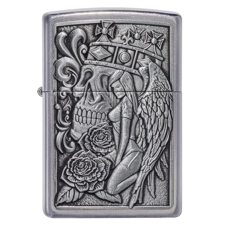Запальничка 207 Skull And Angel Emblem