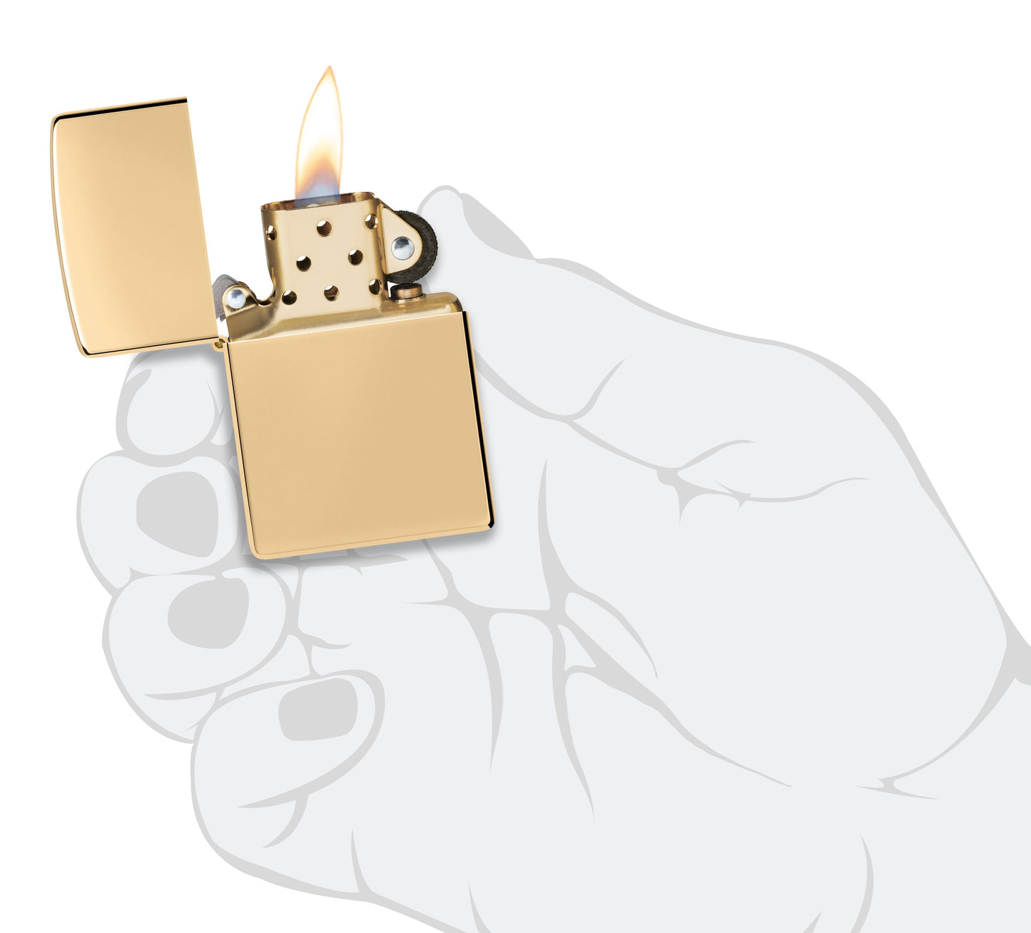 Запальничка  SOLID BRASS WO/SB