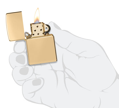 Запальничка  SOLID BRASS WO/SB