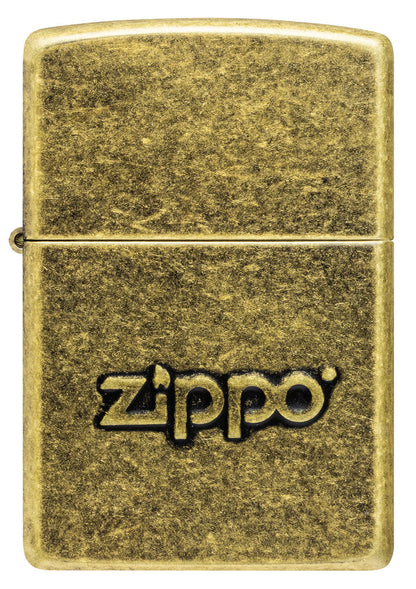Запальничка Zippo Stamp Antiqued Brass