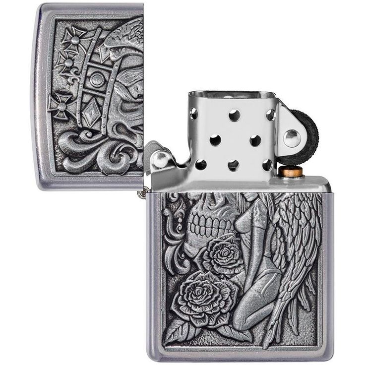 Запальничка 207 Skull And Angel Emblem