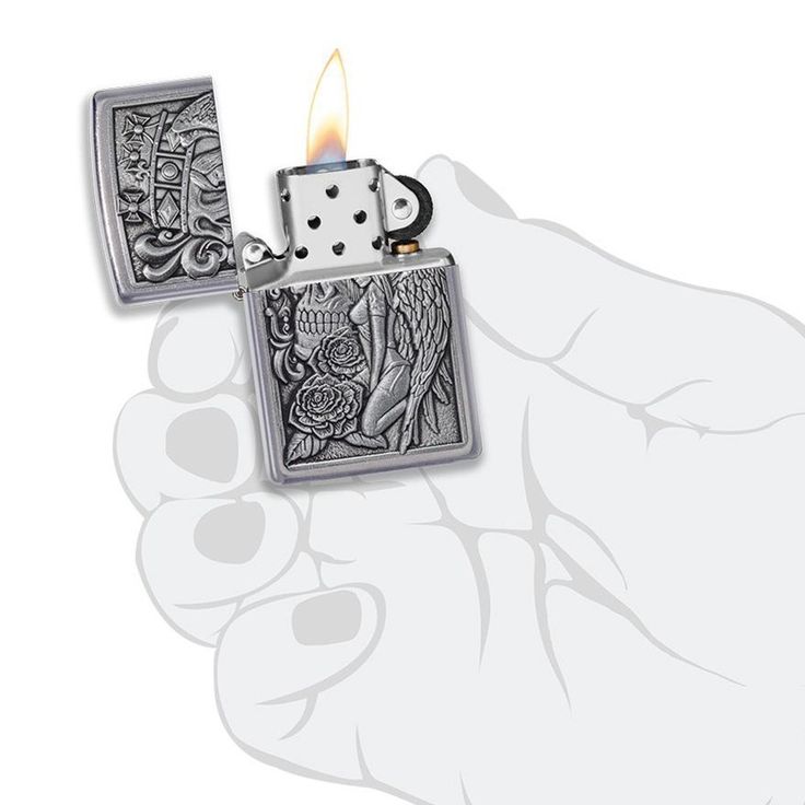 Запальничка 207 Skull And Angel Emblem