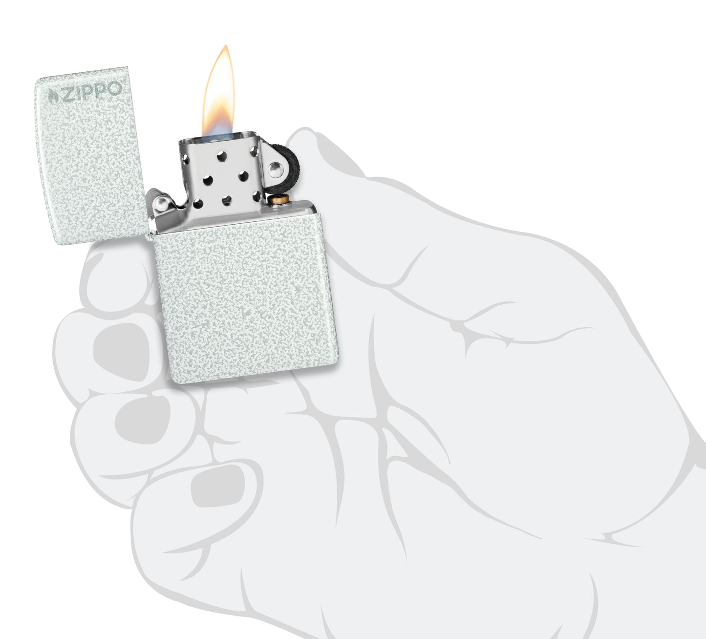 Запальничка 46020 Reg Glacier Matte w Zippo