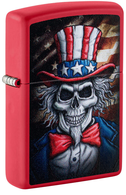 Запальничка 233 Uncle Sam Skull Design