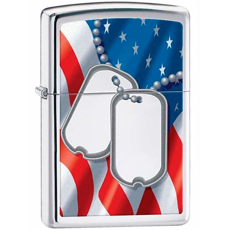 Запальничка Flag & Dog Tag