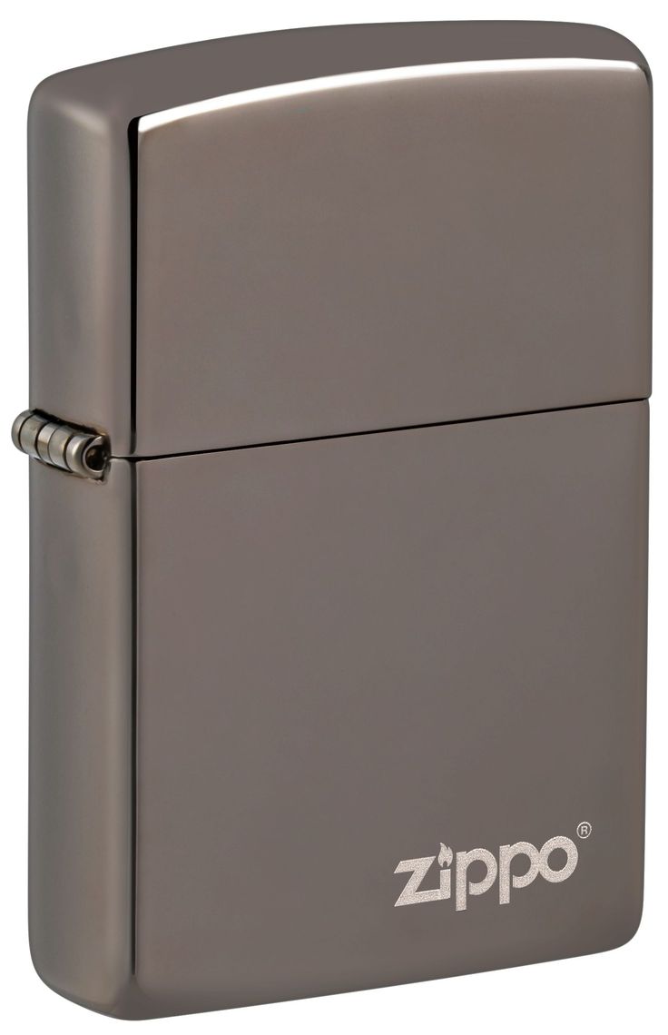 Запальничка Zippo BLACK ICE w/ZIPPO LOGO - Laser