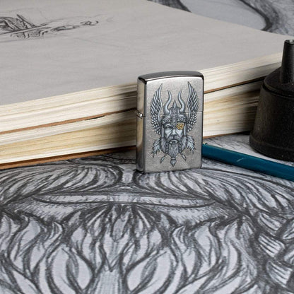 Запальничка Zippo 207 Viking Warrior Design