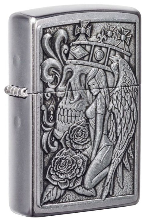 Запальничка 207 Skull And Angel Emblem