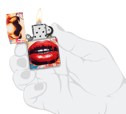 Запальничка 49352 Street Art Face Design